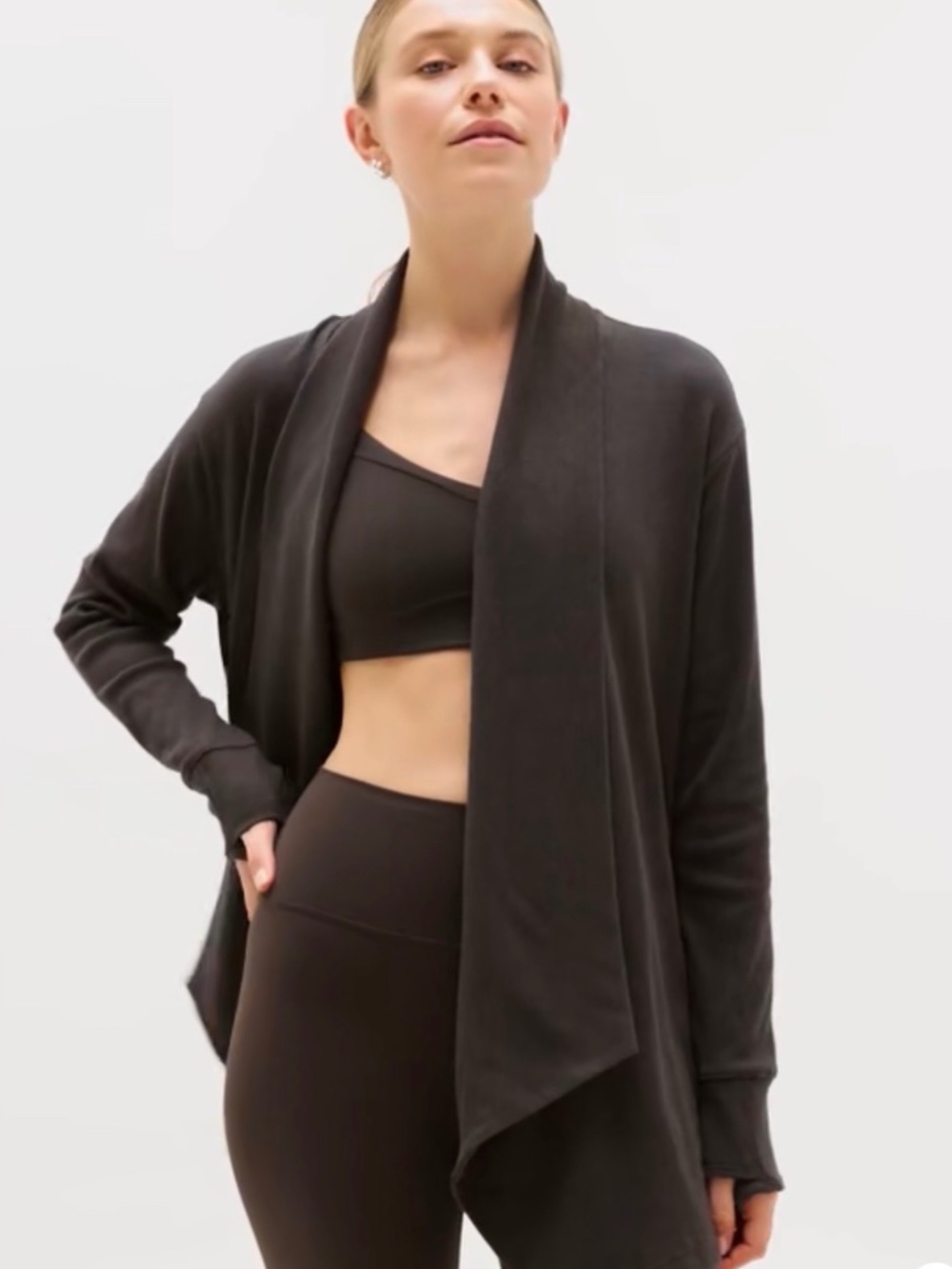 Athleta; small brand new cover up; Black